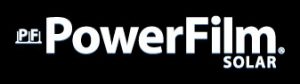 PowerFilm Solar: Lightweight, Thin, Flexible Solar Panels logo.