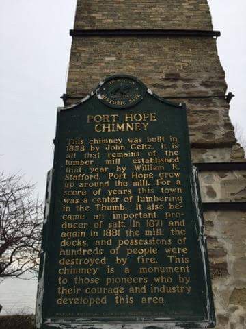 Port Hope Chimney sign.