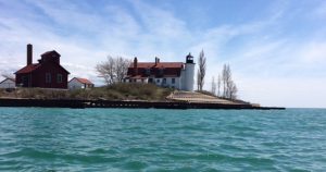 Point Betsie Lighthouse in Benzie County, Michigan.