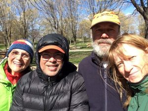 Joe and Peggy with John and Missy from Orchard Beach State Park, Michigan.