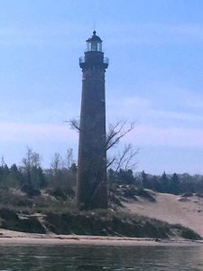 Little Sable Point Lighthouse at Silver Lake State Park, Michigan.