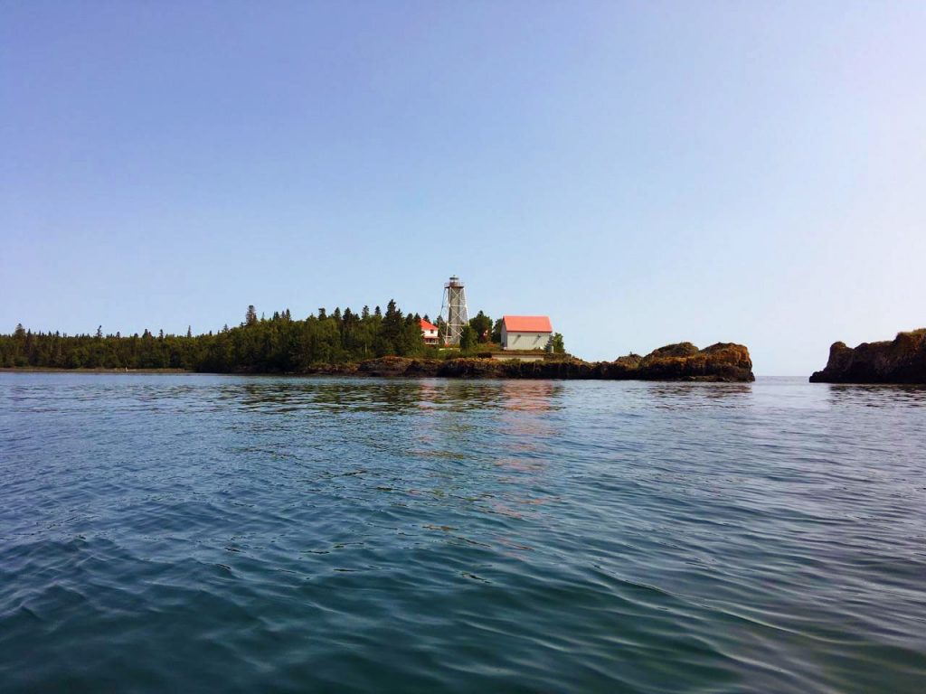 Porphyry Island Lighthouse.