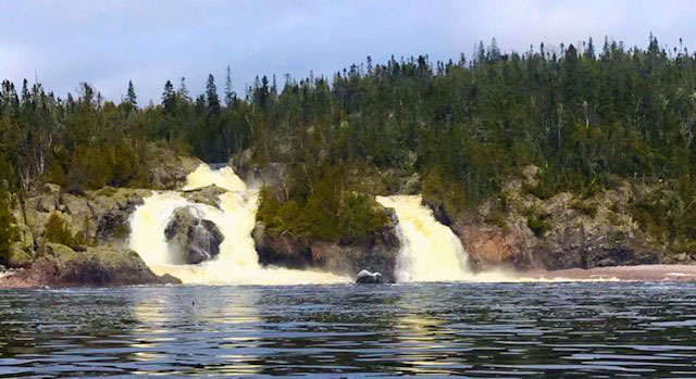 Otter Island waterfall, Pukaskwa Park.